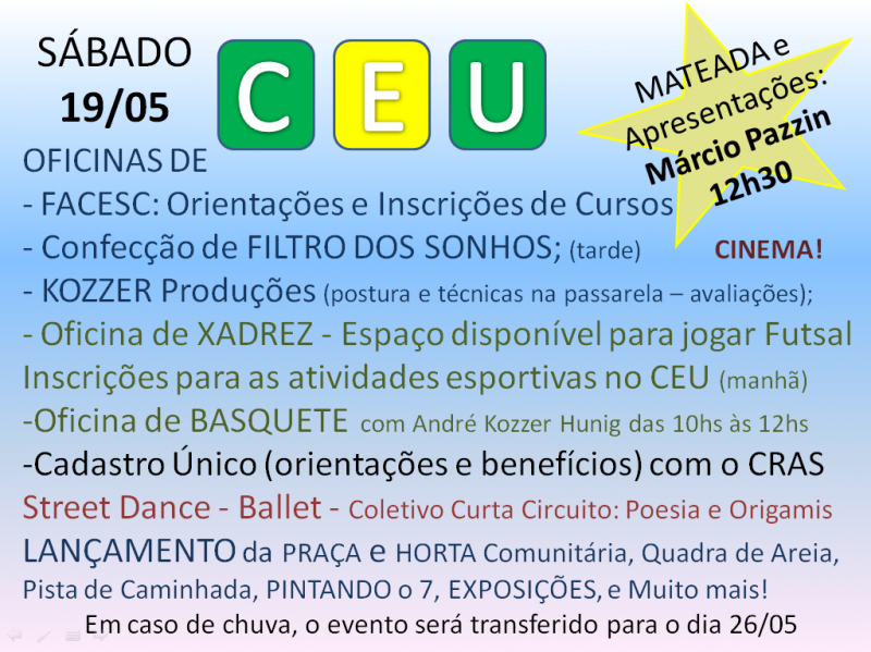 Mobilização Social - CEU DAS ARTES