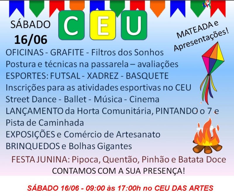 Mobilização Social e Festa Junina - CEU DAS ARTES