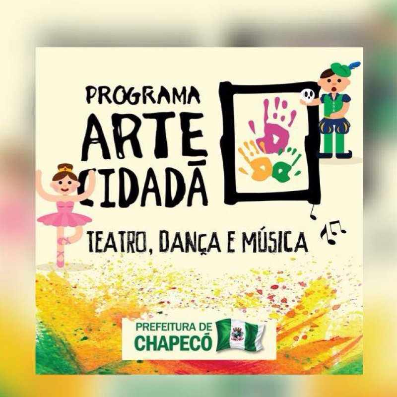 MATRÍCULAS ABERTAS PARA O PROGRAMA ARTE CIDADÃ 