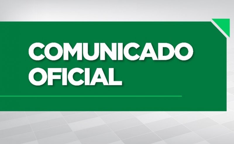 COMUNICADO OFICIAL!