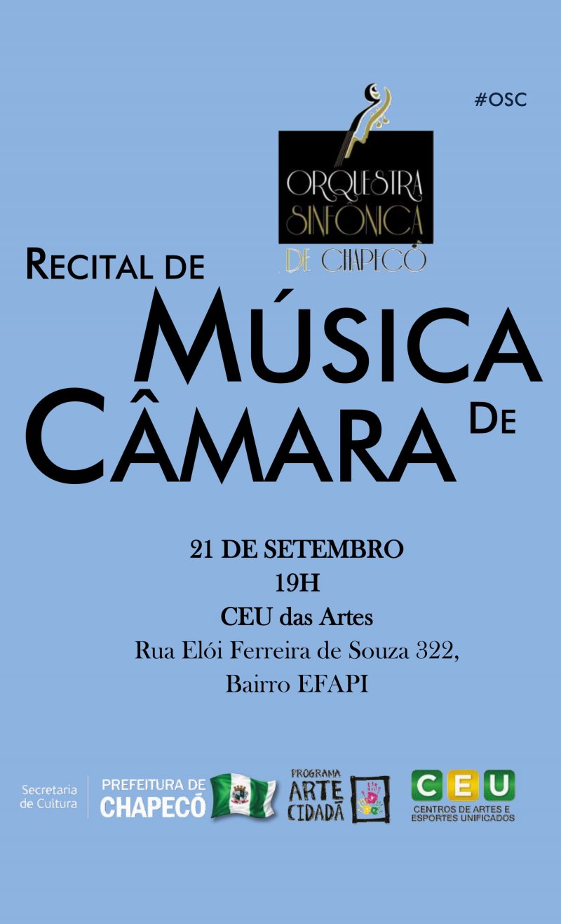 CEU das Artes recebe: Recital de Música de Câmara