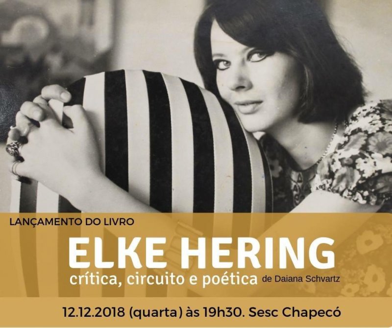 Lançamento do Livro ELKE HERING crítica, circuito e poética 
