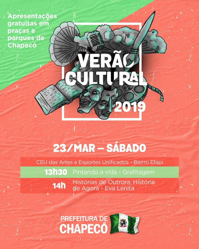 PROGRAMAÇÃO DO VERÃO CULTURAL PARA ESTE FIM DE SEMANA
