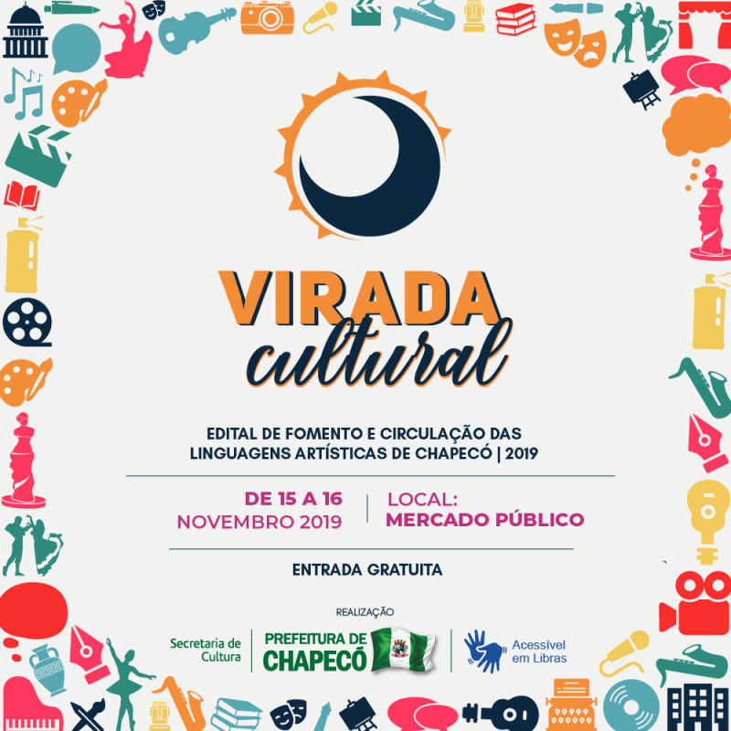 Virada Cultural: Evento terá 25 horas de programação cultural em Chapecó