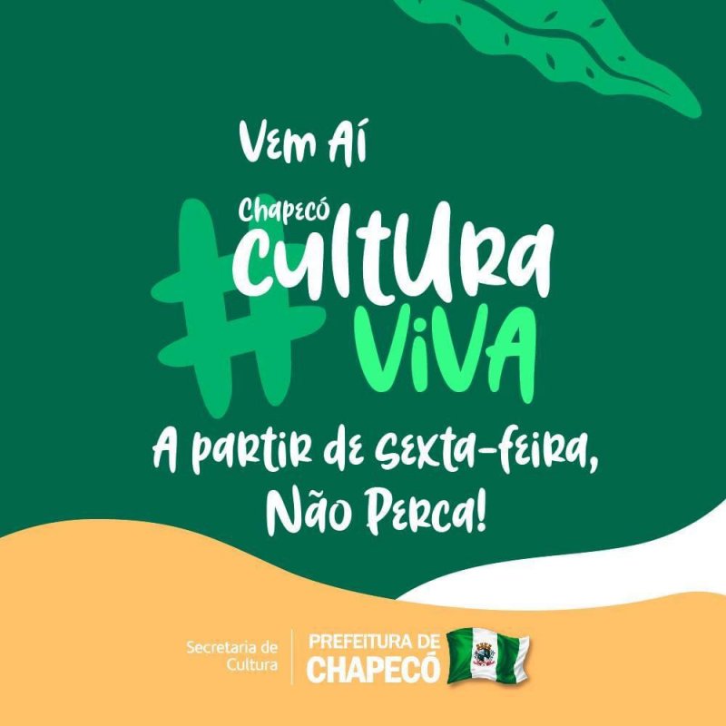 Chapecó Cultura Viva vai dar visibilidade aos artistas