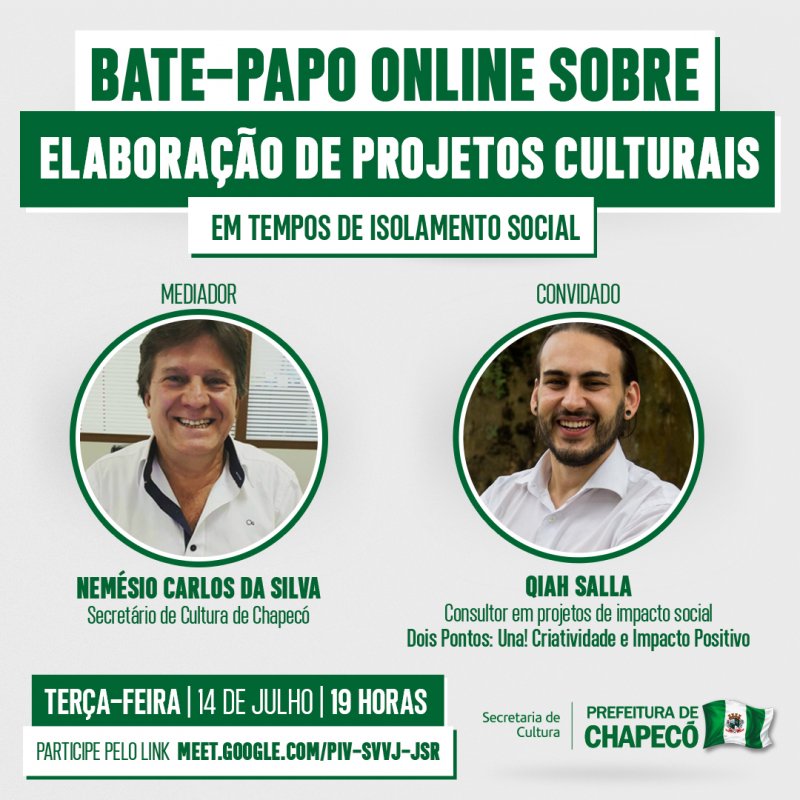 Bate-Papo Online Sobre a Elaboração de Projetos