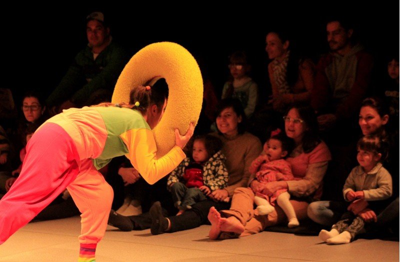 Teatro para bebês integrou a programação do Festival de Teatro