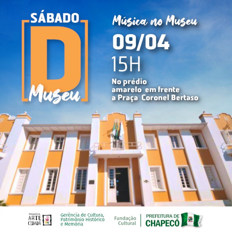 Sábado D Museu retorna neste fim de semana