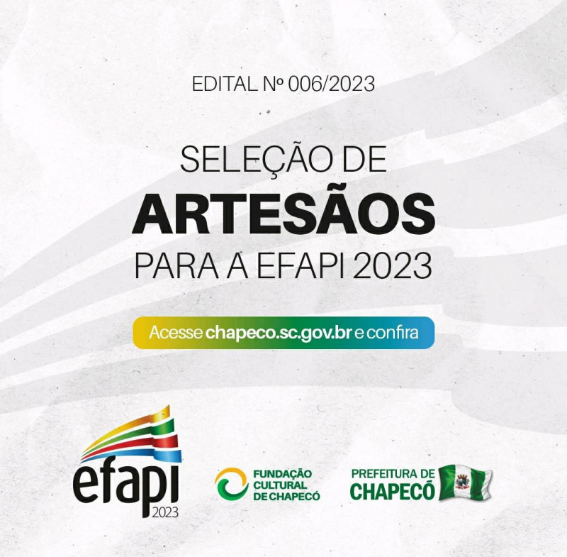 Edital seleciona artesãos para a Efapi