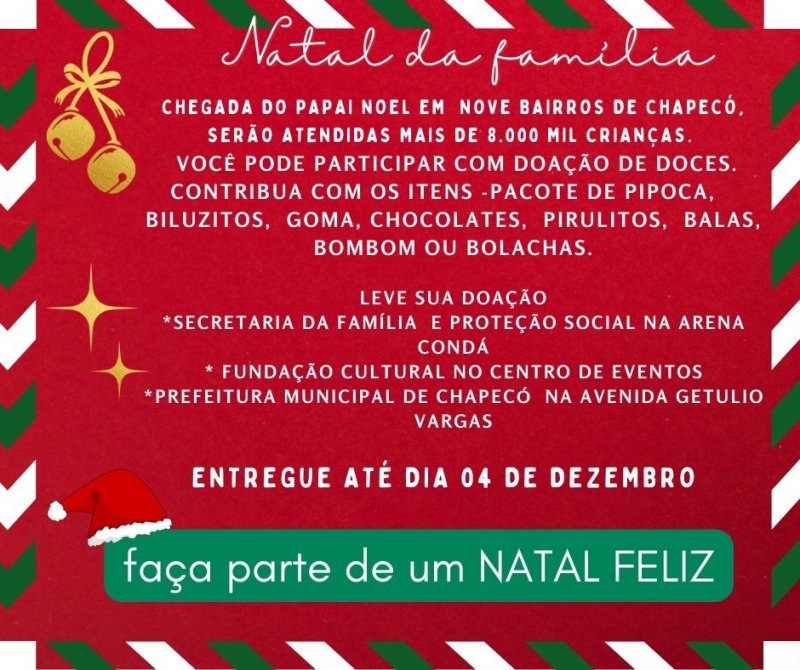 CHEGADA DO PAPAI NOEL