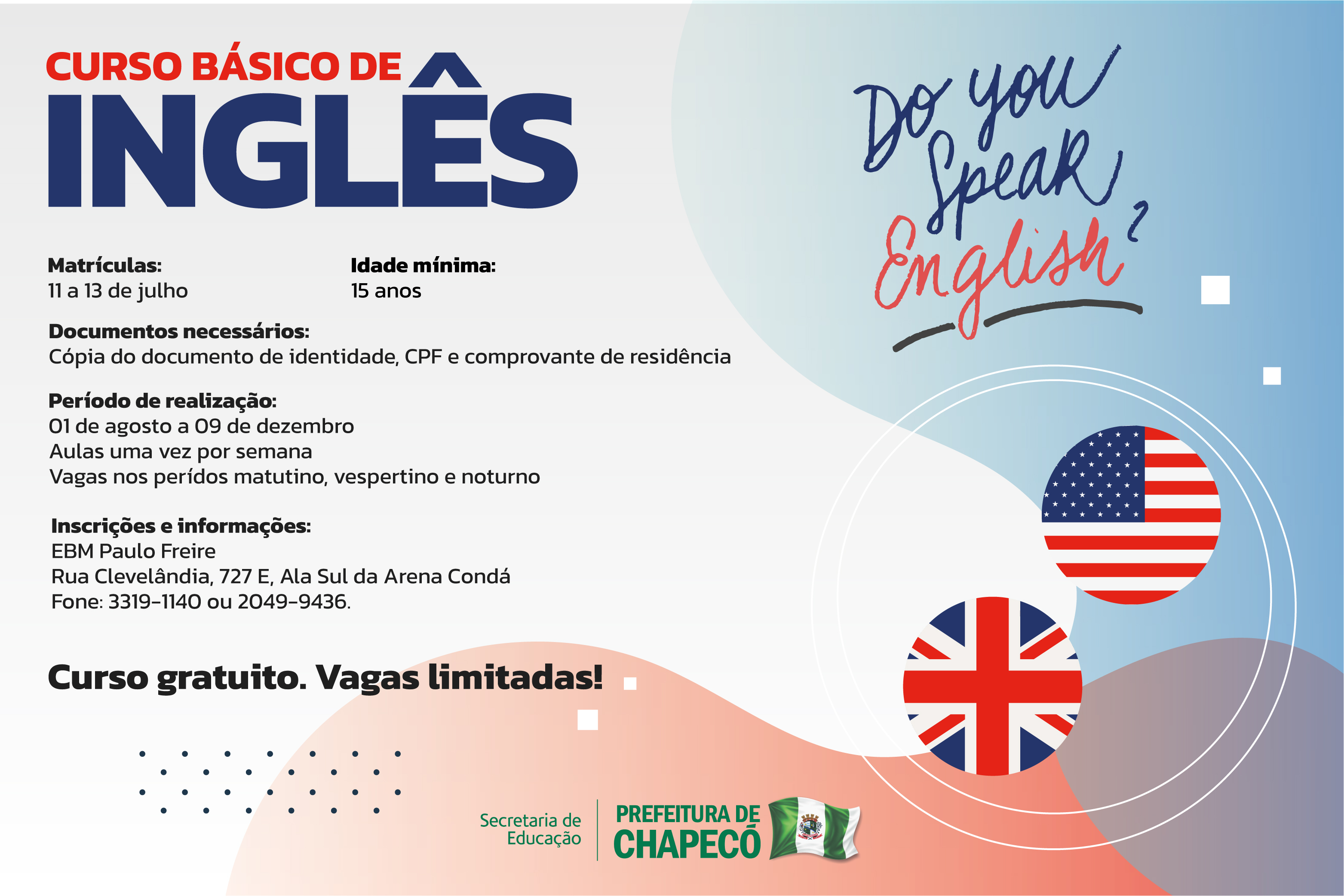 Curso de Inglês