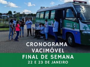CRONOGRAMA DO VACIMÓVEL -   22 e 23/01/2022 