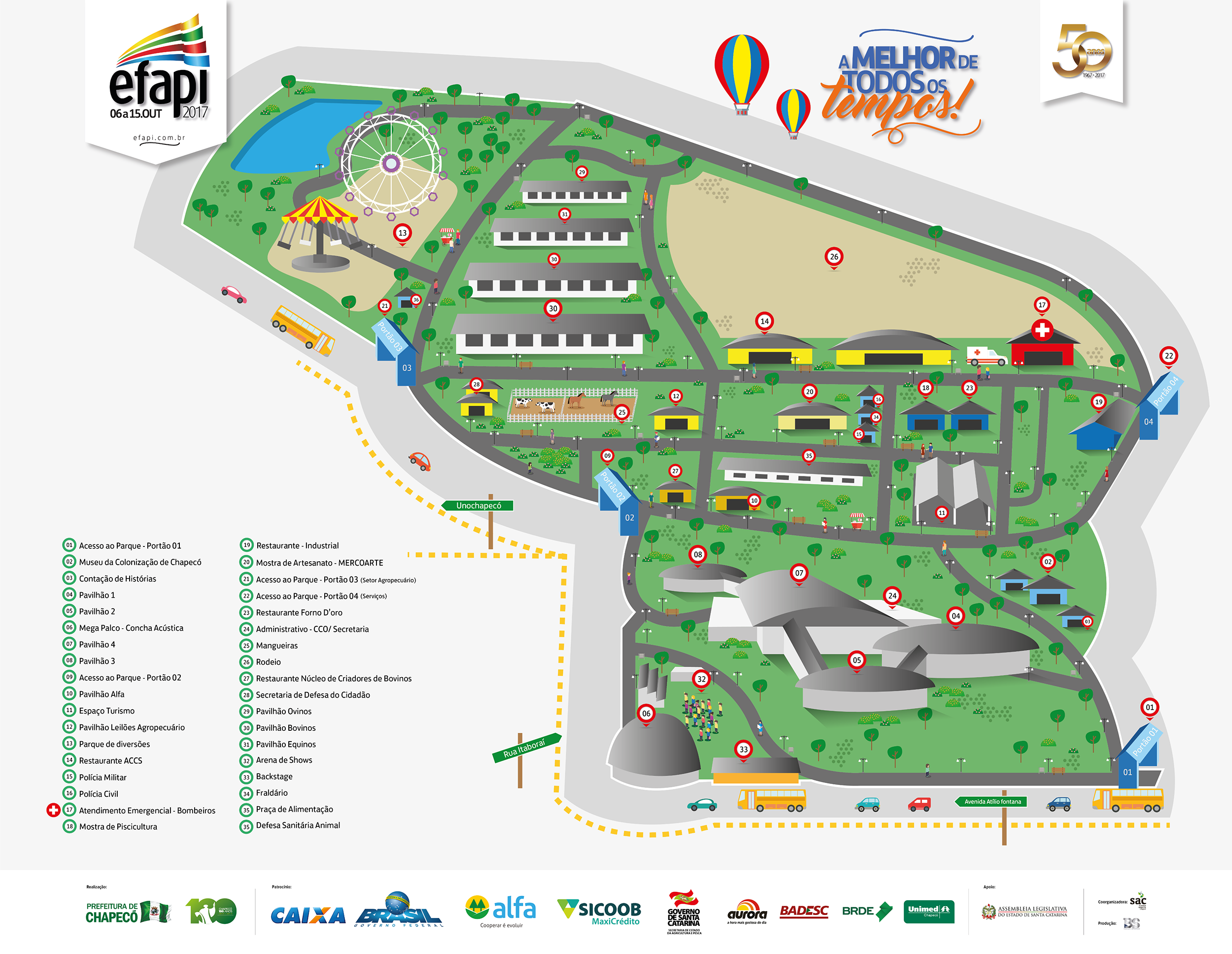 Parque de exposições recebe últimos preparativos para a EFAPI 2017