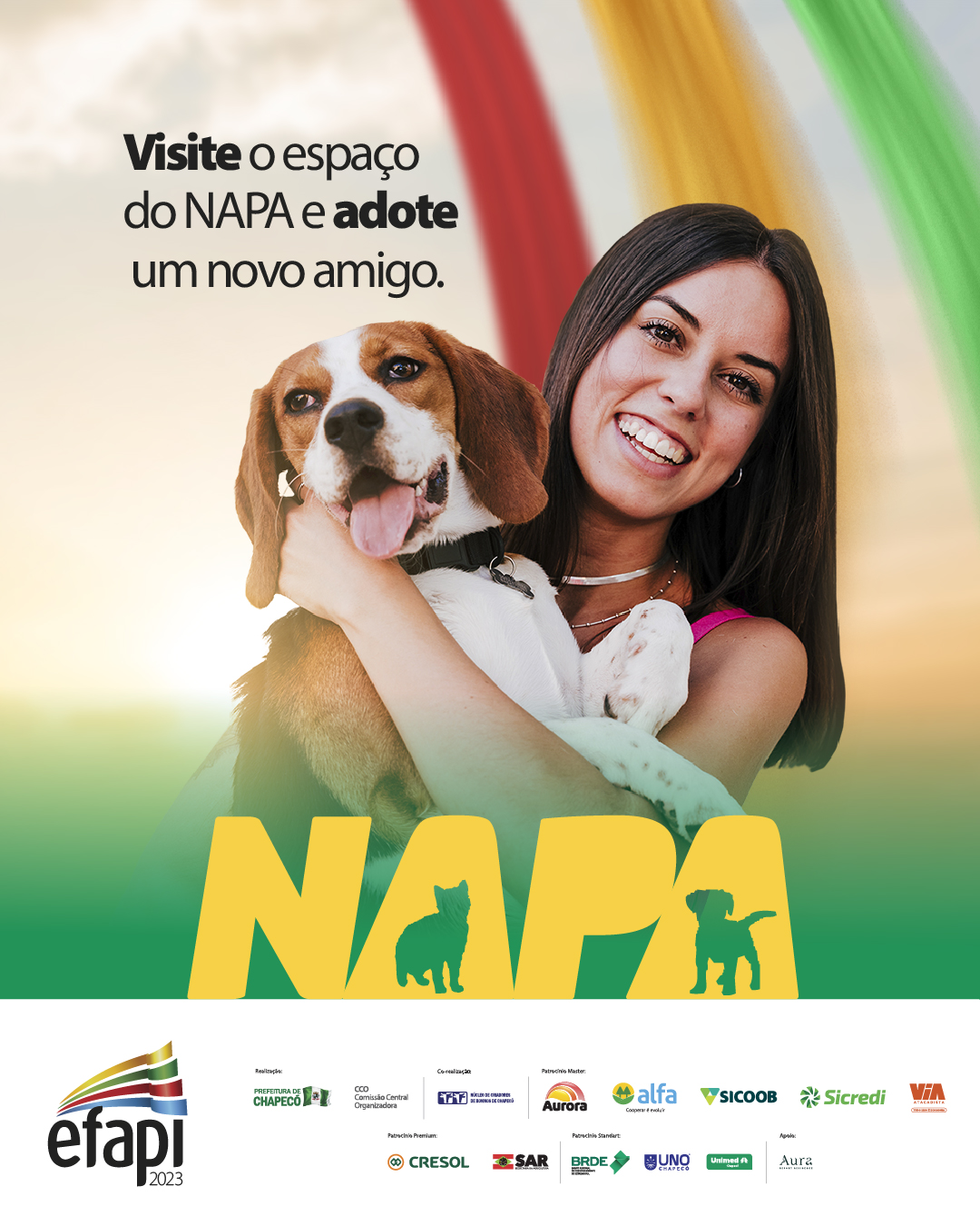 Efapi 2023 terá feira de adoção de animais